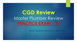 CGD Review - Master Plumber Practice Exam 17