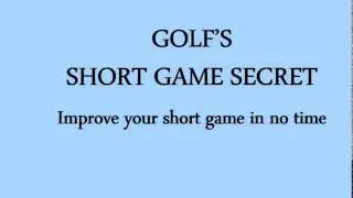 Golf, 1 Short Game Secret by Jeff Richmond