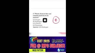ECET 2025 Physics & Chemistry Guide | How to Score High & Get the Best Rank! 🚀 | Q-90 ,#ecet2025
