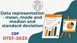 Data representation - mean, mode and median: OTET / CTET / Competitive Exams.