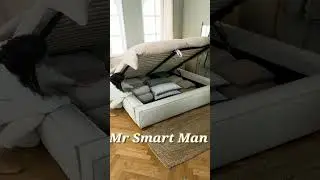 #Amazing Hidden Storage Inside Bed #Space Saving Bed  #Mr Smart Man #space #tiny #mr #smart
