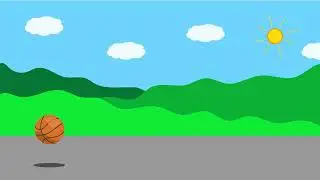 The Bouncing Basketball Animation ( Adobe Animate )