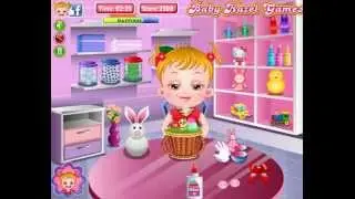 Baby Hazel Video Baby Hazel make a Bunny and Decorate the Eggs
