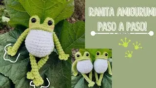 LLAVERO RANITA A CROCHET PASO A PASO - teje conmigo este pequeño🐸💚