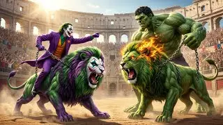 ARENA OF MADNESS: HULK’S LION vs JOKER’S MONSTER | ENDING SHOCKING 😱🔥