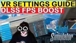 MSFS SIM UPDATE 10 NVIDIA DLSS VR SETTINGS - HP REVERB G2 / VARJO AERO
