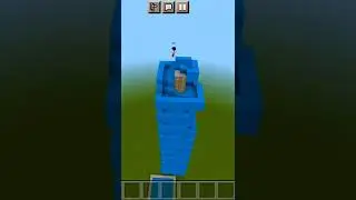 How to make a spiral waterslide! #shorts #minecraft #youtubeshorts