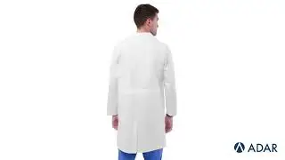 Unisex Midriff Medical Lab Coats by Adar Uniforms