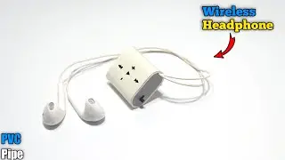 How To Make Wireless Bluetooth Headphone From PVC Pipe At Home