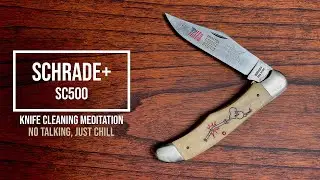 Schrade SC500+ USA Operation Desert Storm Knife Cleaning Meditation