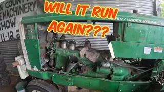 WILL IT RUN AGAIN??? Oliver 1655 sleeve removal and clean up