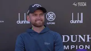 Daniel Gavins Thursday Flash Interview 2022 Alfred Dunhill Links Championship &middot; Round 1