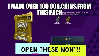 I Made Over 100K on These New Pro Fantasy Packs Madden 21