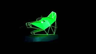 HR - Still // Videomapping with HeavyM on a Wintercroft mask