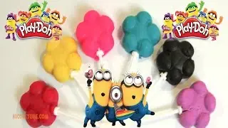 Learning Colors with Play Doh Minions Molds Fun! For Kids Children Toddlers & Creative videos