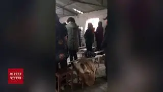 Believers From Shangqiu City Gather In A Sheep Pen