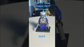 Comparing Old vs. New Lego Star Wars Figures! (Jango Fett Edition) #shorts #lego #starwars