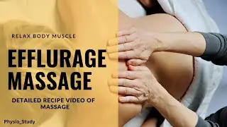 Efflurage Massage (Increase lymphatic drainage)and Remove waste products 💆&zwj;♀️💆&zwj;♀️