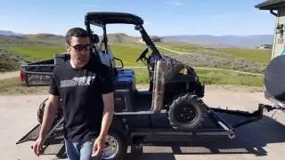 Ramptek UTV trailer