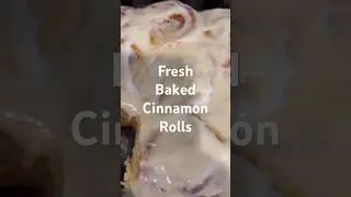 Fresh from the oven cinnamon rolls #cookingvideo #cinnamon rolls#food  amon
