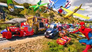 NEW Disney Pixar Cars @McQueenToys | Lightning McQueen Monster Trucks | High Impact Police Cars Toys