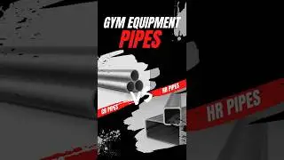 Gym Equipment Pipes Explained | CR vs HR Steel Pipes & Usage Guide 2025 | Gym setup | Gym equipment