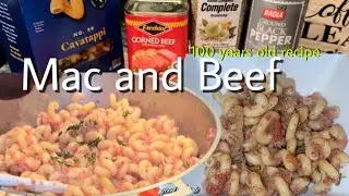 How to make Mac and beef🥩 simple delicious recipe for families on the go.