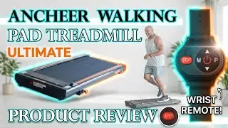 ancheer walking pad treadmill product review