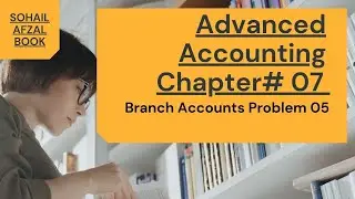 B.com part 2 advanced accounting chapter branch accounts question no 5 sohail afzal book