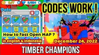 All Codes Timber Champions Roblox How to Fast open Map | December 24, 2022