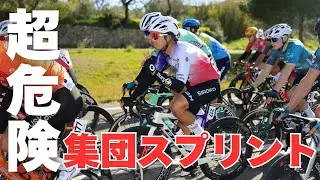 【チームカーの車窓から】マヨルカ最終日！超危険なプロの集団スプリントに挑む！【Ep.604】