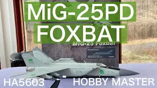 МиГ-25ПД FOXBAT 1025-й воздушной эскадрильи ВВС Ливии от HOBBY MASTER 1/72 HA5603