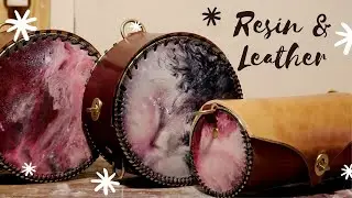 Pouring Resin on Leather - The secret of resin and how to use it - Art Resin