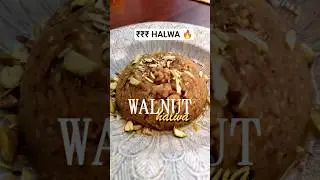 Most EXPENSIVE Diwali Sweet 🪔 W for Walnut Halwa 🥜