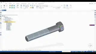 #89 solid edge tutorial hex bolt design | hex bolt solid edge 3d model