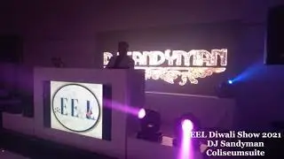 Dj Sandyman performs for EEL Diwali Show 2021.
