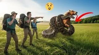 Brave Rescue Team Saves Horse from GIANT Python Attack!