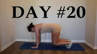 Day #20 Pilates Beginner 30 Day Workout Challenge At Home No Equipment