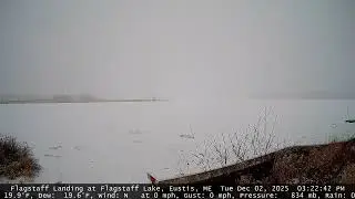 Flagstaff LIVE Cam Timelapse Dec 2-3, 2025 - Snowfall