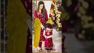 Aiman Khan And Amal Muneeb Same Beautiful Trending Eid Dresses💓| #aimankhan #amal #shorts