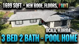 $314,900 - Florida Pool Home | Fenced Yard | Great Neighborhood | 10150 SW 73RD CT OCALA FL 34476