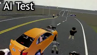 Escaping the Police in AI Test (Roblox)