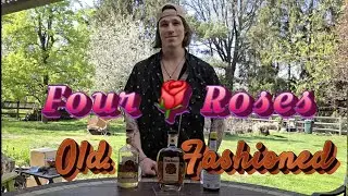 Old Fashioned tutorial with Four Roses Small Batch Bourbon.