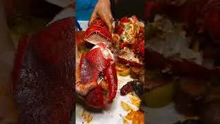 Crab meat cleaning