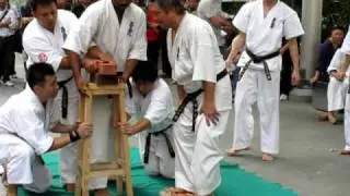 Budokan Brick Breaking while standing on eggs