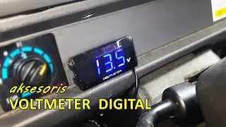 Voltmeter digital pengontrol pengisian aki