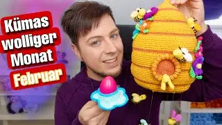 #KümaswolligerMonat Februar - Bienenstock 🐝 | Babyparty 👶 | Jury Woolinale 🧶