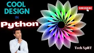 ❤️Amazing design in python| Python Graphics in Hindi| Amazing patterns in python| Design in Tuttle 🥰