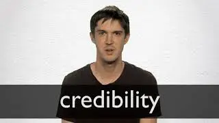 How to pronounce CREDIBILITY in British English