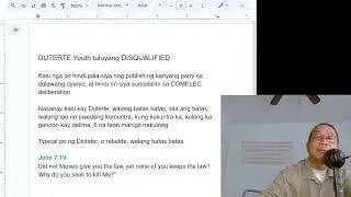DUTERTE Youth tuluyang DISQUALIFIED